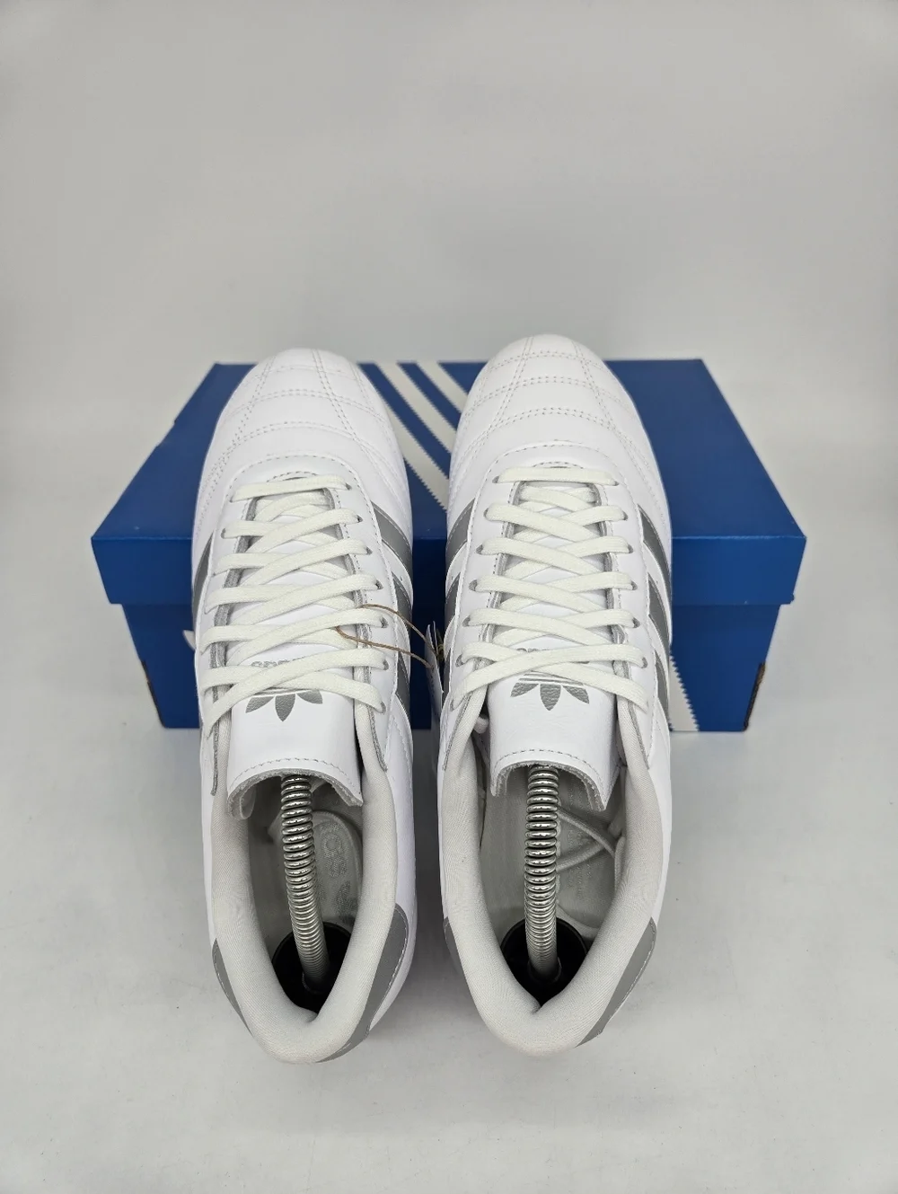 Adidas Women's Taekwondo JS1192 White Silver Metallic Gum Shoes Size 8 New